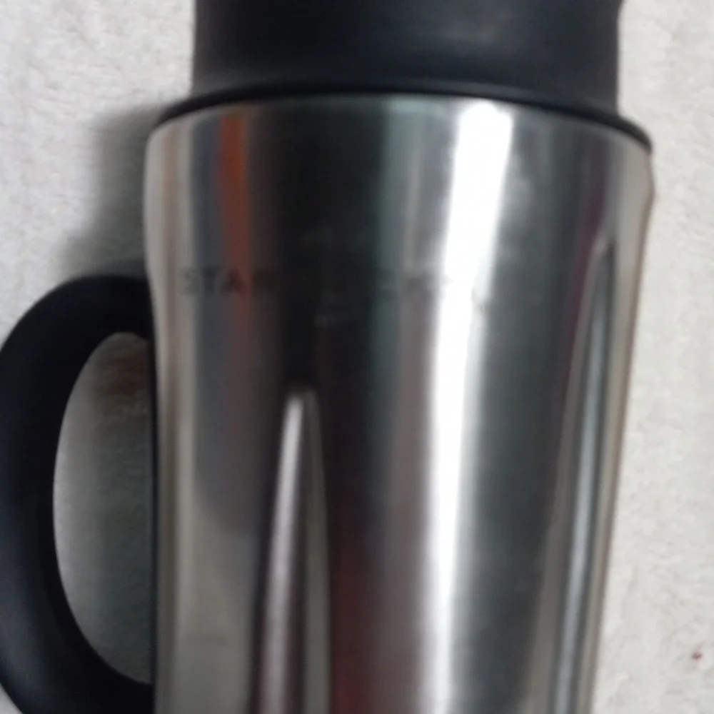 Starbucks Barista Stainless Steel Solo Coffee French Press Travel Mug 16 oz 2003